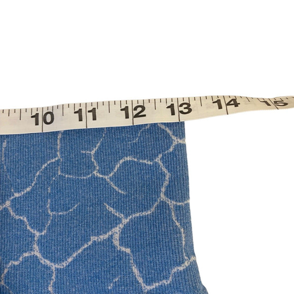 Yoga Trendy Allover Print Wideband Waist Sports Short Sz Large Athleisure Biker‎ - Picture 9 of 13